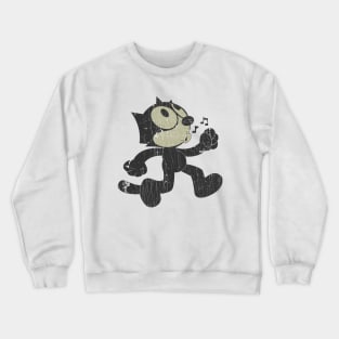 FELIX BLACK CAT WALKING Crewneck Sweatshirt